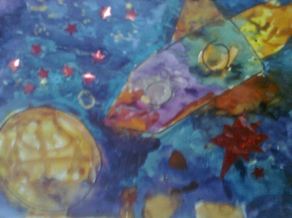 Космос Конкурс детского рисунка. Апрель 2013. Космос