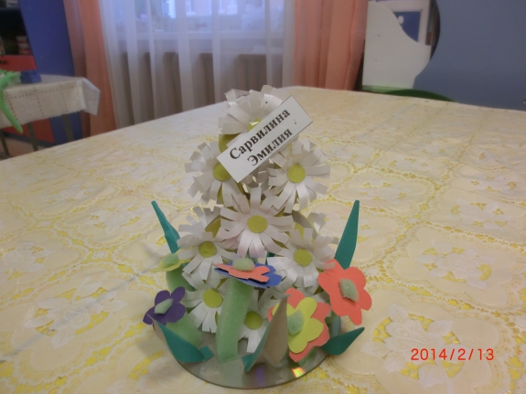 С праздником 8 марта! Конкурс детских поделок. Февраль 2014. Дошкольники С праздником 8 марта!