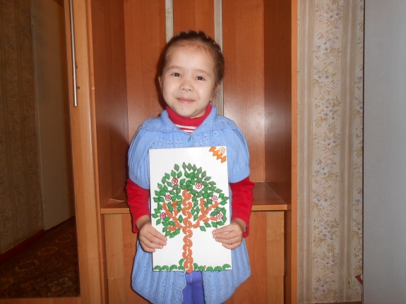 Яблоня. Конкурс детских поделок. Январь 2014. Дошкольники Яблоня.
