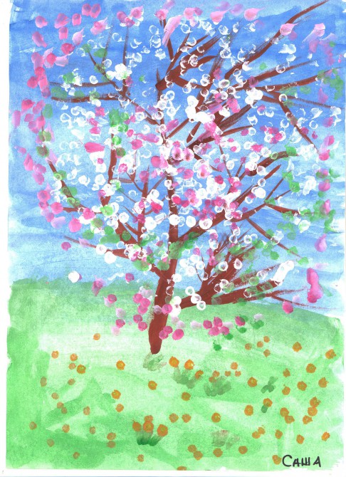 Цветущий сад старшая группа. Рисование деревья весной. Рисование Весеннее дерево. Рисуем весну с детьми.