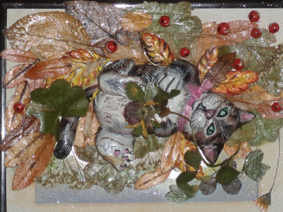 Мой котик Конкурс детских поделок. Октябрь 2014. Дошкольники Мой котик