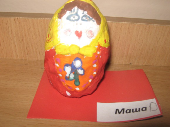 Матрешка Конкурс детских поделок. Июнь 2015. Дошкольники Матрешка