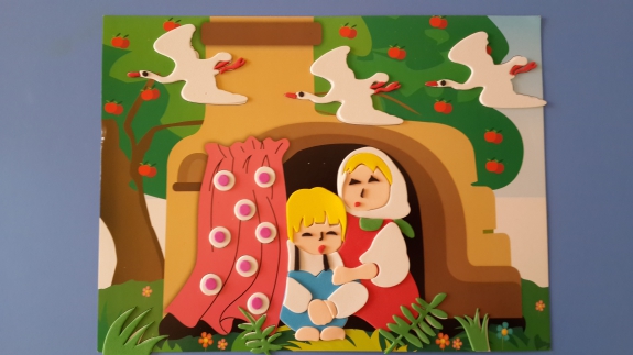 Гуси-лебеди Конкурс детских поделок. Октябрь 2014. Дошкольники Гуси-лебеди