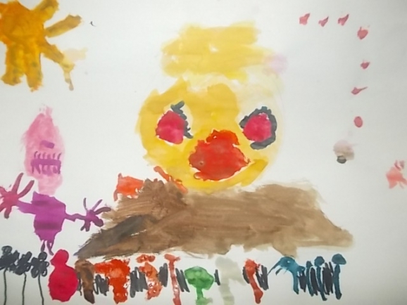 "Колобок" Конкурс «Мы за мир». Июнь 2014. Поделки, рисунки. Дошкольники "Колобок"