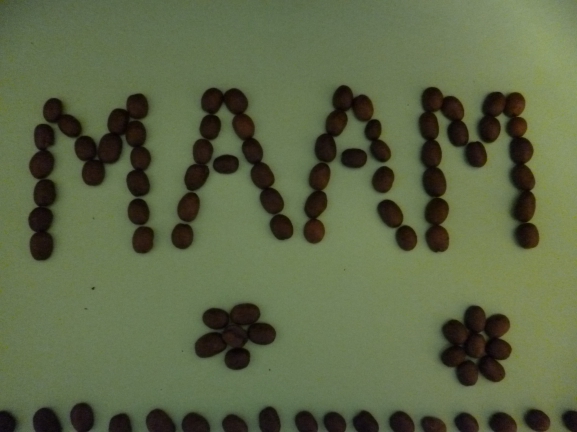 МААМ из кофейных зёрен Международный творческий конкурс «Креативный Маам» МААМ из кофейных зёрен