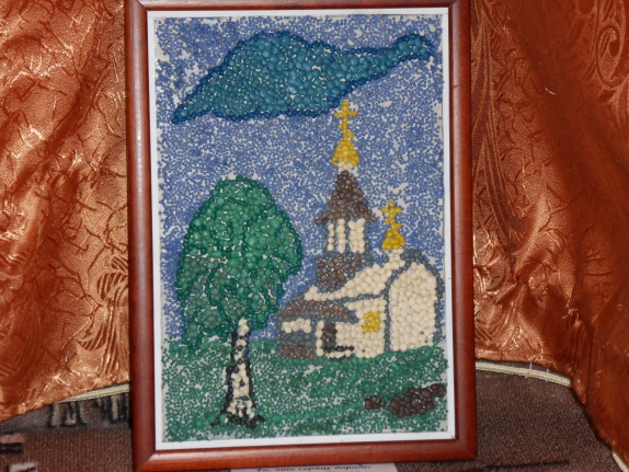 Часовня Спаса Нерукотворного в Кижах. Конкурс детских поделок. Июнь 2014. Дошкольники Часовня Спаса Нерукотворного в Кижах.