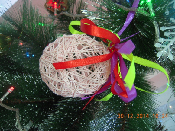 Новогодняя игрушка на ёлочку Конкурс Новогодних поделок. Февраль 2015. Дошкольники Новогодняя игрушка на ёлочку