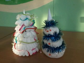 зимняя сказка Конкурс Новогодних поделок. Январь 2016. Дошкольники зимняя сказка