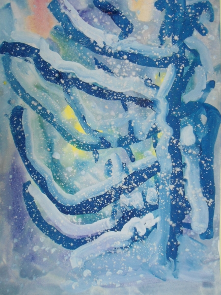 Снежная зима Конкурс детского рисунка. Июнь 2013. Снежная зима