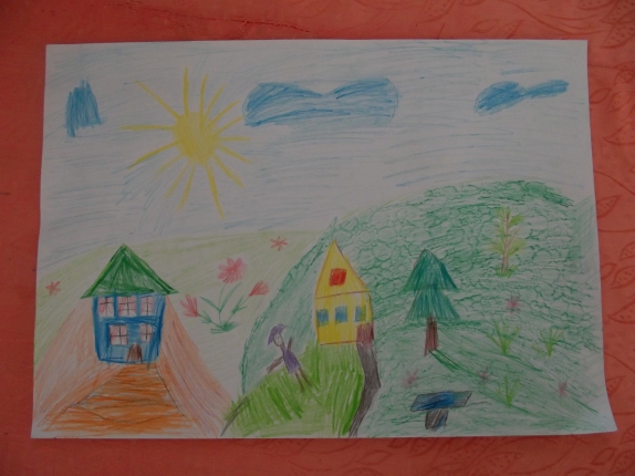 Моё село Конкурс детского рисунка. Июнь 2013. Моё село