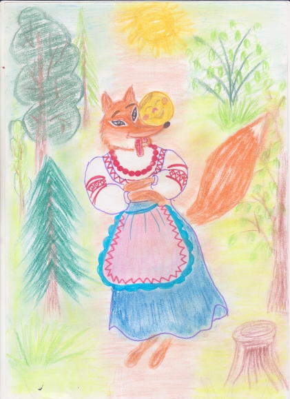 "Колобок" Русская народная сказка. Май 2014. Поделки и рисунки. Дошкольники "Колобок"