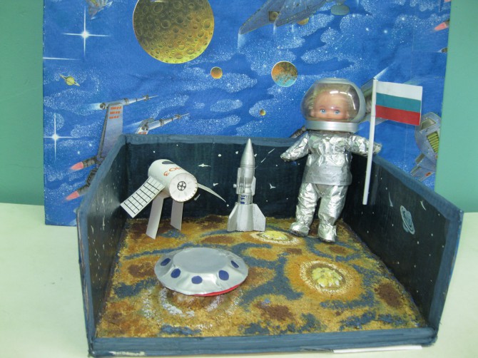 Поделка ко дню космонавтики космонавт