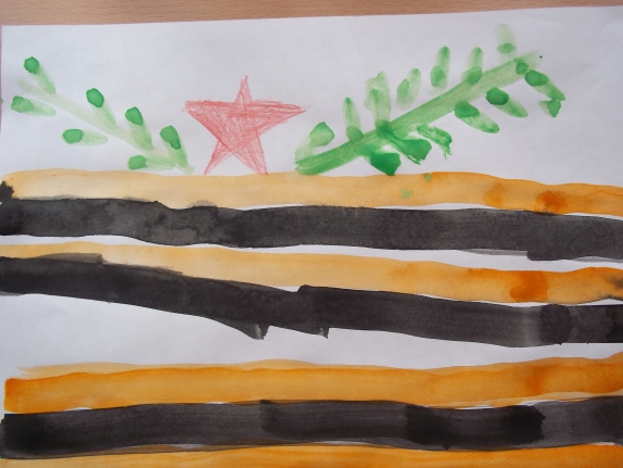 "Память" Конкурс «Мы за мир». Июнь 2014. Поделки, рисунки. Дошкольники "Память"