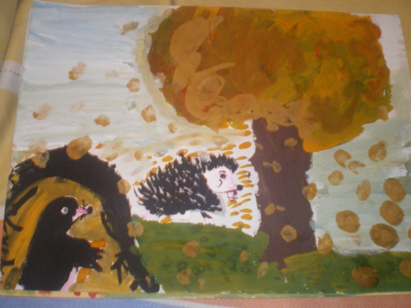 Ёжик в тумане Конкурс детского рисунка. Сентябрь 2013 Ёжик в тумане