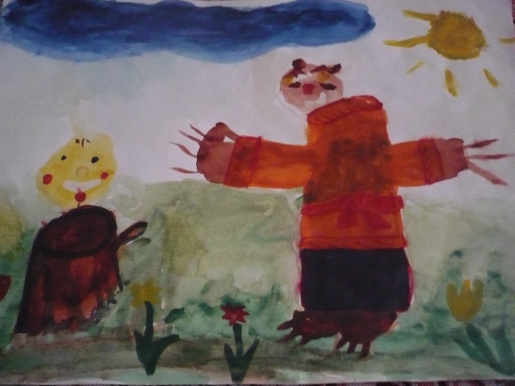 колобок Русская народная сказка. Ноябрь 2013. колобок