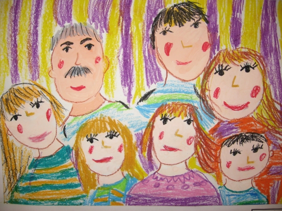 Наша семья Конкурс детского рисунка. Апрель 2013. Наша семья