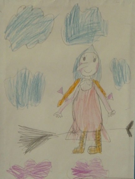 "Баба Яга" Бакунина Юля 6 лет Русская народная сказка. Июль 2013. "Баба Яга" Бакунина Юля 6 лет