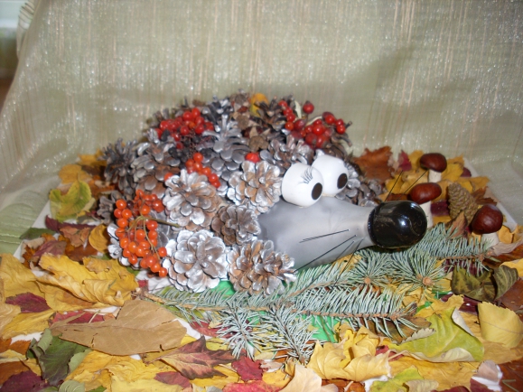 "Ёжик" Конкурс детских поделок. Ноябрь 2013 "Ёжик"