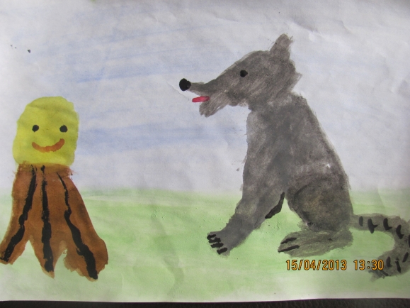 Сказка "Колобок" Русская народная сказка. Апрель 2013. Сказка "Колобок"