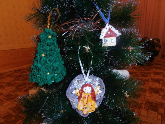 Новогодняя композиция Конкурс Новогодних поделок. Февраль 2014. Дошкольники Новогодняя композиция