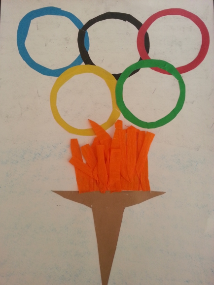 Как вам поделка в детский сад на тему олимпийские игры?