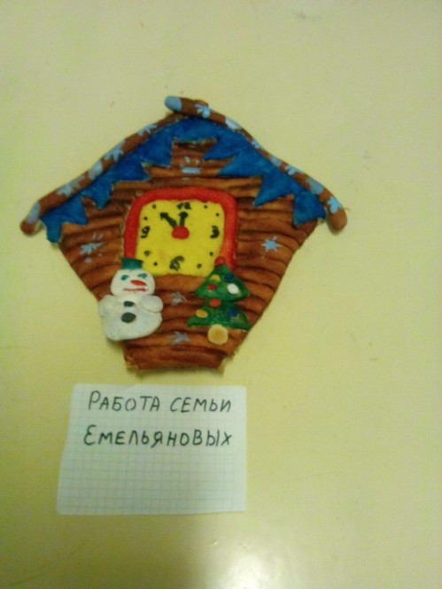 НОВОГОДНИЕ ЧАСЫ Конкурс Новогодних поделок. Январь 2016. Дошкольники НОВОГОДНИЕ ЧАСЫ