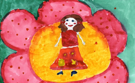 "Дюймовочка" Конкурс детского рисунка. Июнь 2013. "Дюймовочка"