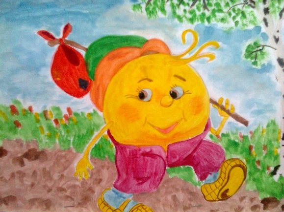 Колобок. Русская народная сказка. Апрель 2013. Колобок.