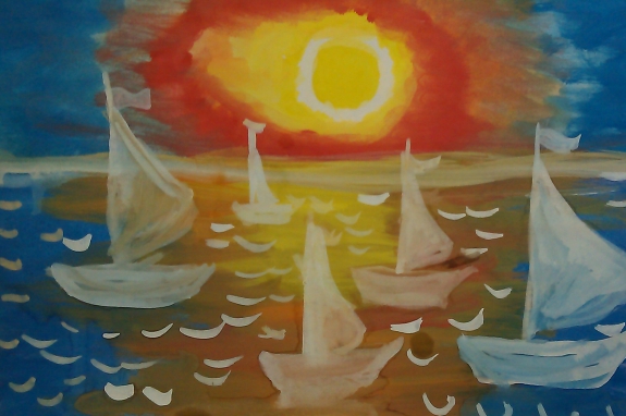 Регата Конкурс детского рисунка. Ноябрь 2014. Школьники Регата