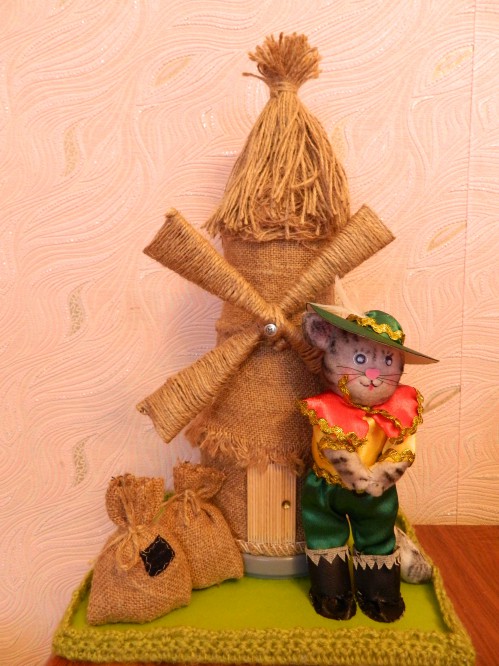 Кот в сапогах Любимая сказка. Ноябрь 2015. Поделки и рисунки. Дошкольники Кот в сапогах