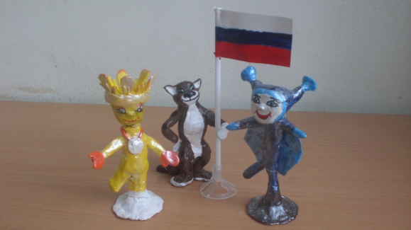 Олимпийские символы Сочи. Конкурс детских поделок. Февраль 2014. Дошкольники Олимпийские символы Сочи.