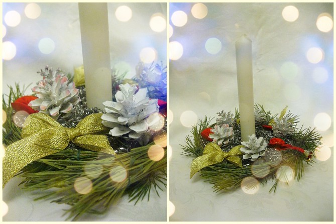 новогодний подсвечник Конкурс Новогодних поделок. Декабрь 2015. Дошкольники новогодний подсвечник