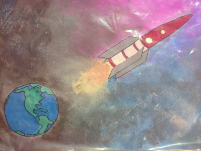 Ракета рисунок красками. Рисование ракета в космосе. Рисование ракета в космосе в детском саду. Рисование ракета летит в космос. Рисование ракета средняя группа.
