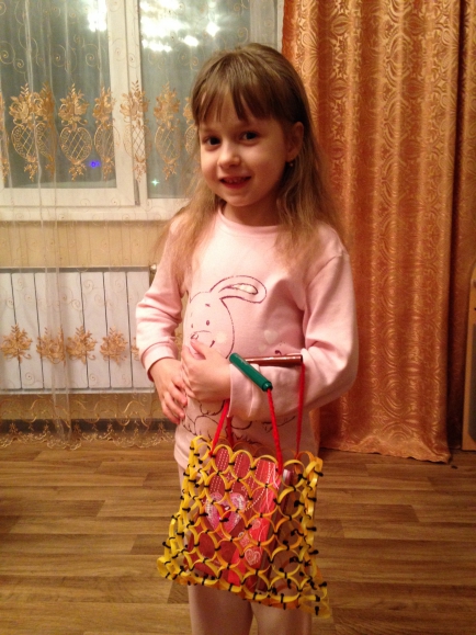 Сумочка Конкурс детских поделок. Февраль 2014. Дошкольники Сумочка