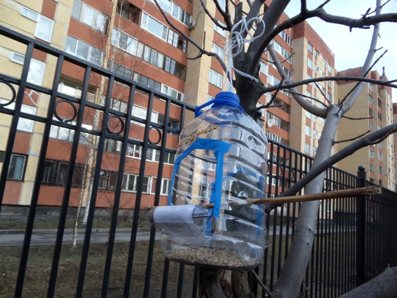 Кормушка для птиц Акция «Кормушка для пичужки» Кормушка для птиц