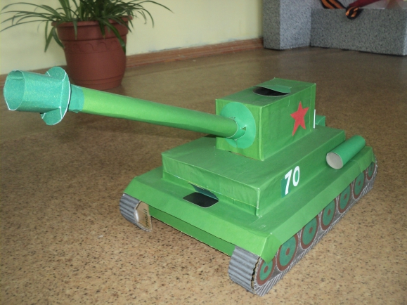 Танк Конкурс «Мы за мир». Май 2015. Поделки, рисунки. Дошкольники Танк