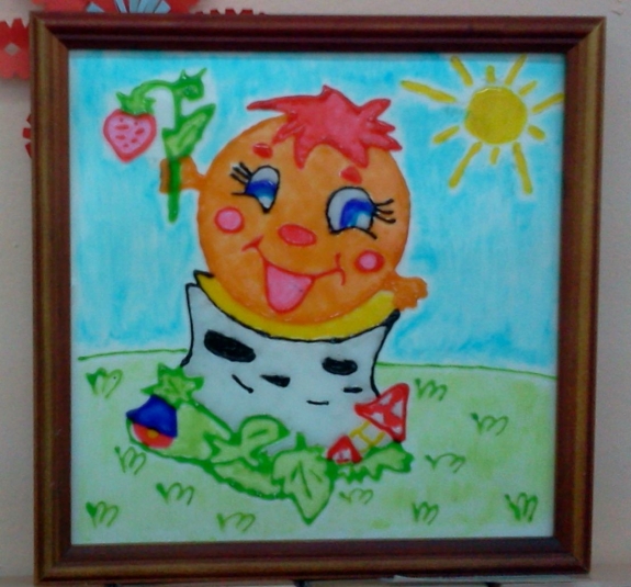 "Колобок" Конкурс детского рисунка. Апрель 2013. "Колобок"