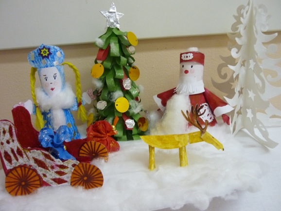 " С Новым годом" Конкурс Новогодних поделок. Декабрь 2013. Дошкольники " С Новым годом"