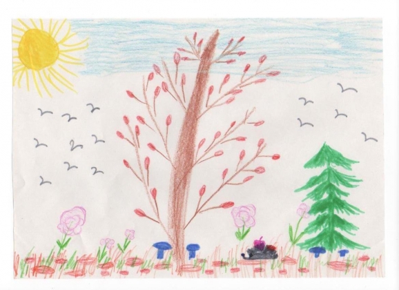 осень наступила. Света Енова, 5 лет Конкурс детских поделок. Октябрь 2013 осень наступила. Света Енова, 5 лет