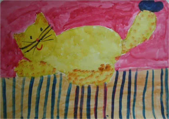 "кот Тишка." Конкурс детского рисунка. Май 2013. "кот Тишка."