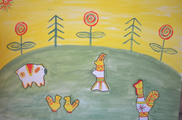 "На лугу" Конкурс детского рисунка. Июнь 2013. "На лугу"