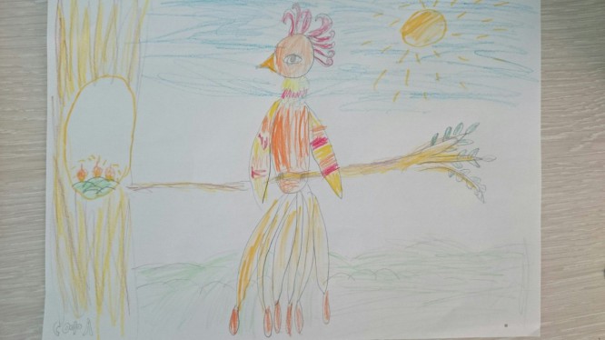 Иван царевич и жар птица рисунок