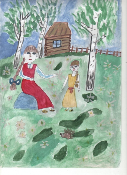 крошечка ховрошечка Русская народная сказка. Июнь 2014. Поделки и рисунки. Дошкольники крошечка ховрошечка