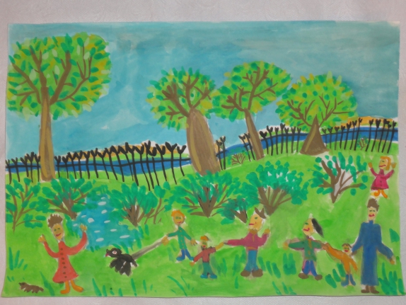 Прогулка в парке Конкурс детского рисунка. Ноябрь 2013 Прогулка в парке