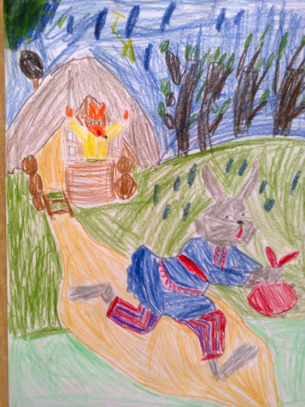 "Заюшкина избушка" Русская народная сказка. Май 2013. "Заюшкина избушка"