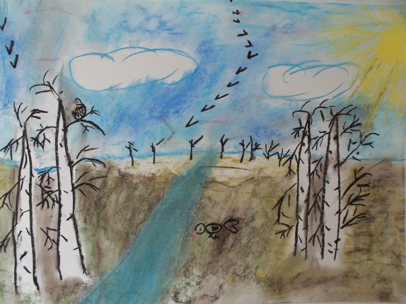 Космос Конкурс детского рисунка. Апрель 2013. Космос