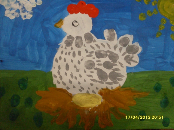 "Курочка Ряба" Русская народная сказка. Апрель 2013. "Курочка Ряба"