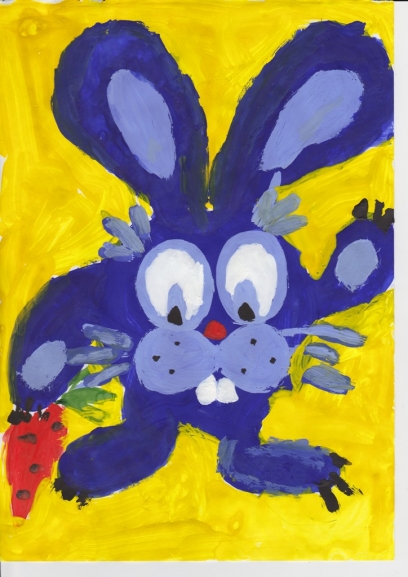 "Кролик Крош". Конкурс детского рисунка. Июнь 2013. "Кролик Крош".