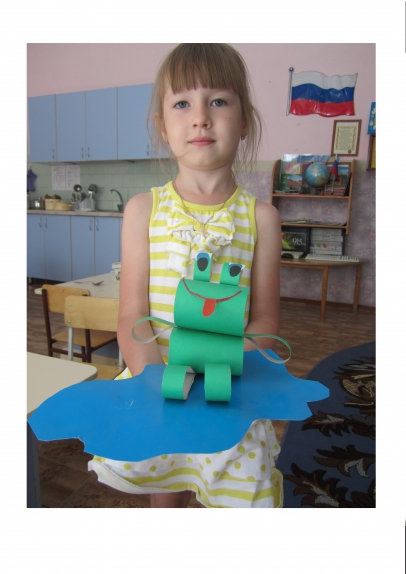 Лягушка. Конкурс детских поделок. Июнь 2014. Дошкольники Лягушка.