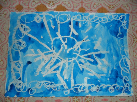 Мороз Конкурс «Маленькой ёлочке холодно зимой». Декабрь 2013. Поделки и рисунки. Дошкольники Мороз